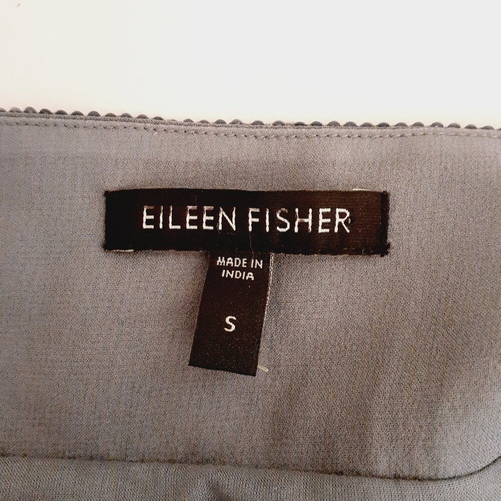 Eileen Fisher Layered   silk Shift Dress Sequin rows across top - Picture 6 of 13